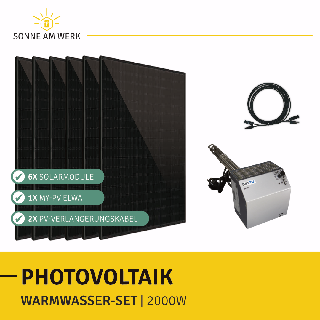 Warmwasser-Set Long-Solar My-Pv Elwa